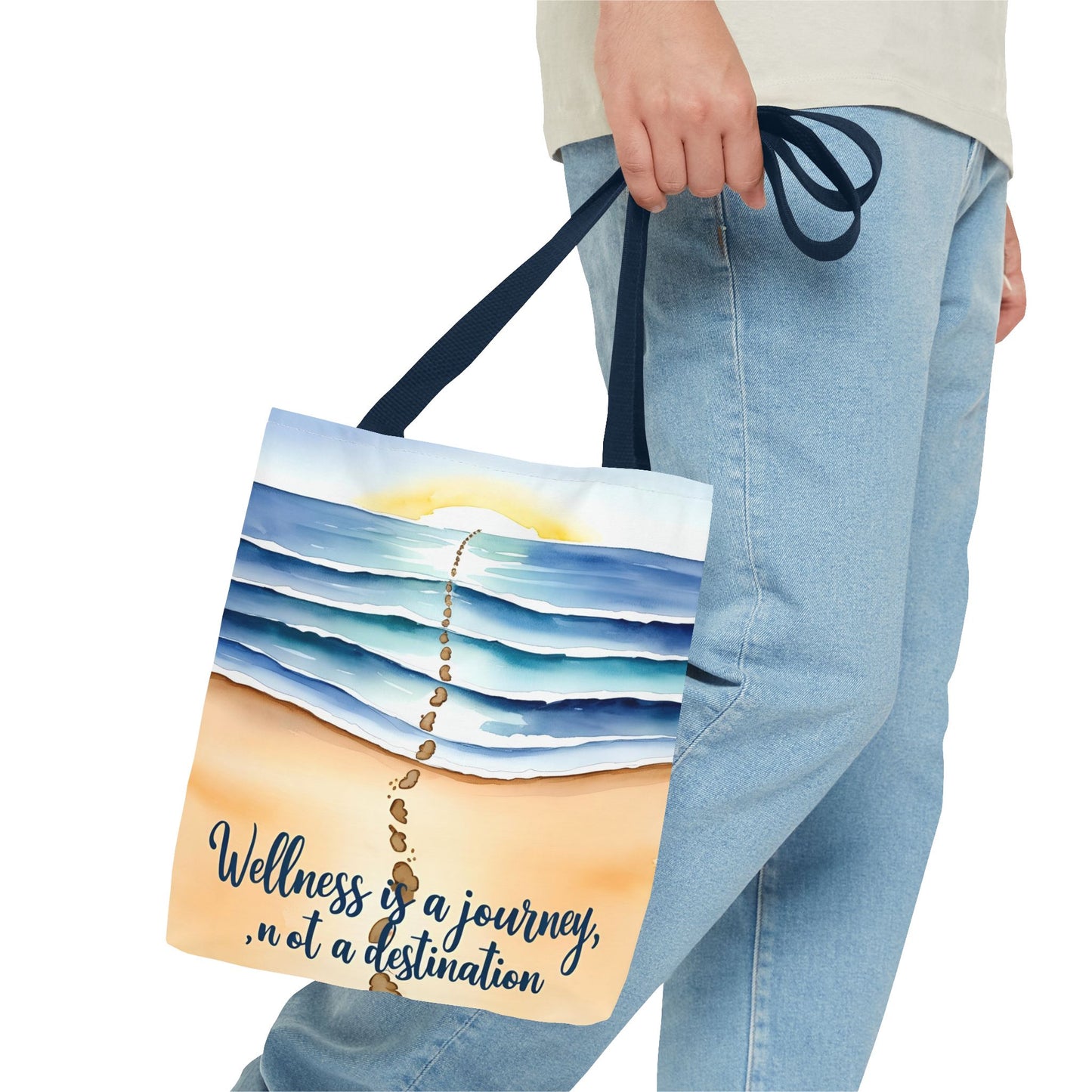 Wellness Journey Inspirational Tote Bag