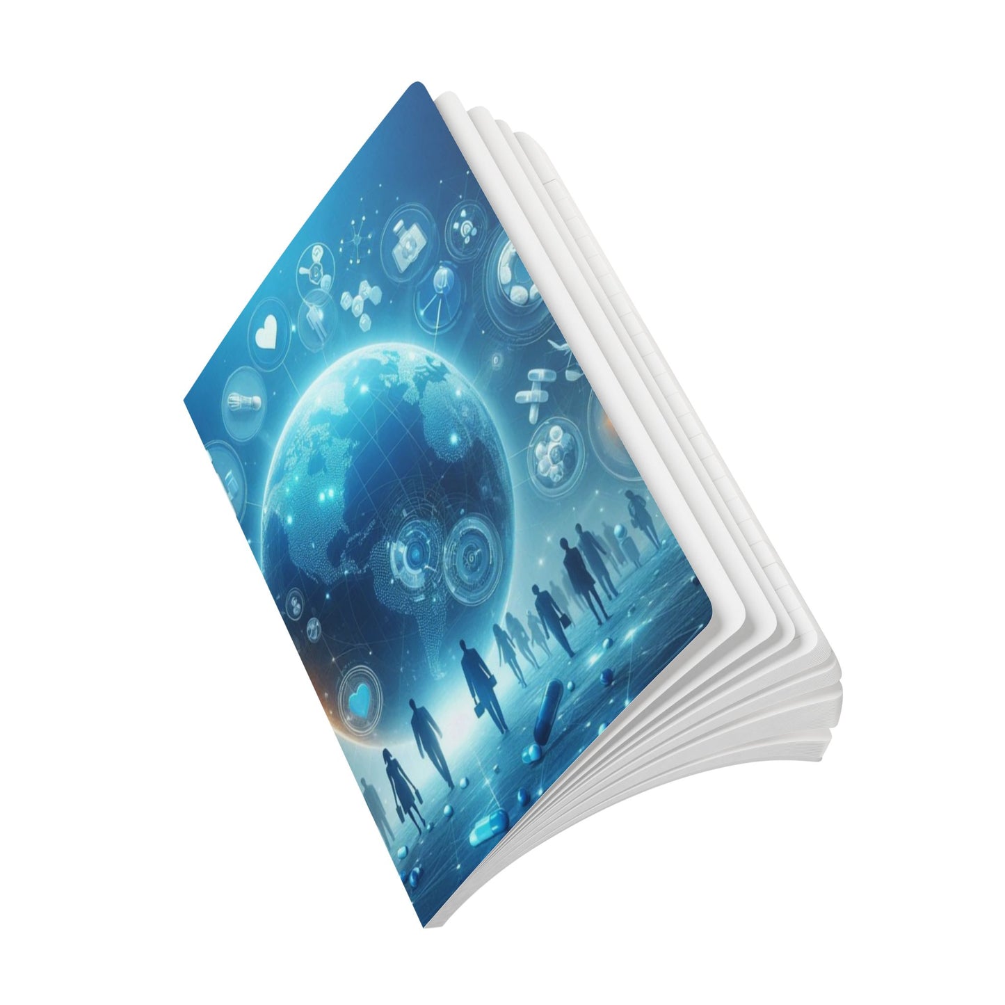Modern Exploration Softcover Journal with Inside Prints - 100 Pages