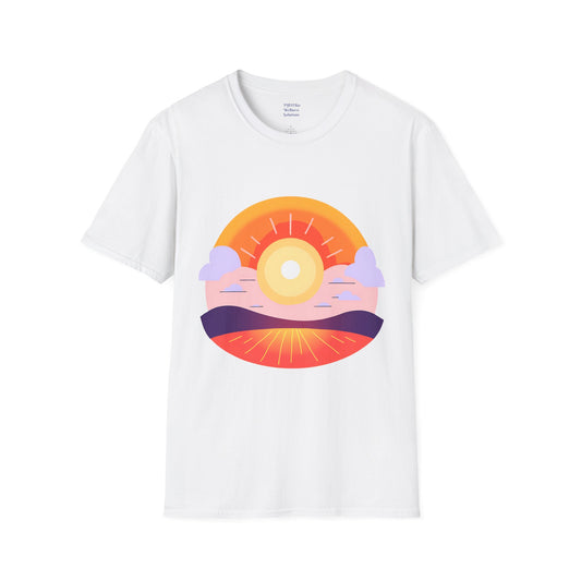Wellness Peaceful Sun Unisex Softstyle T-Shirt