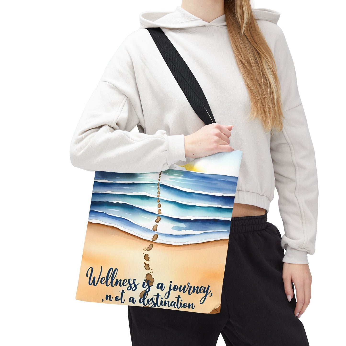 Wellness Journey Inspirational Tote Bag