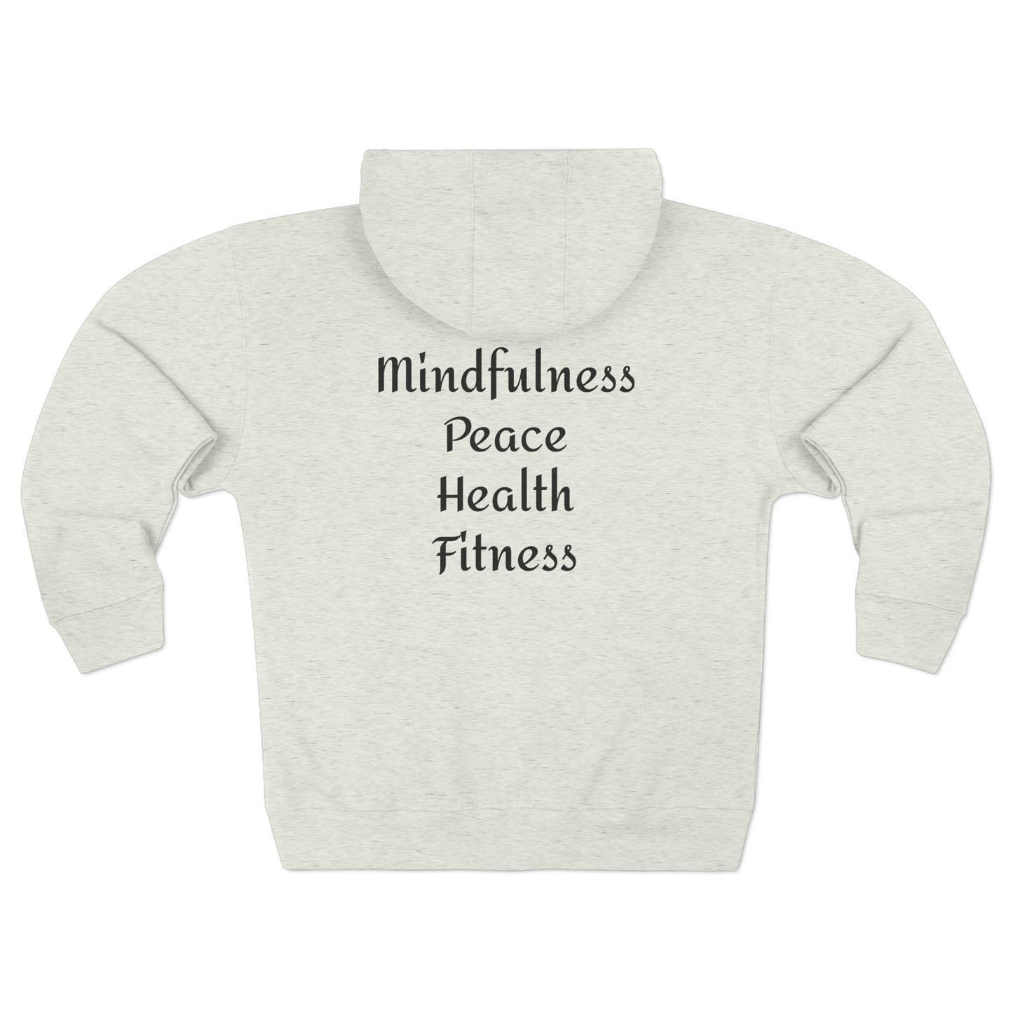 Fitness Wellness Sunset Unisex Zip Hoodie