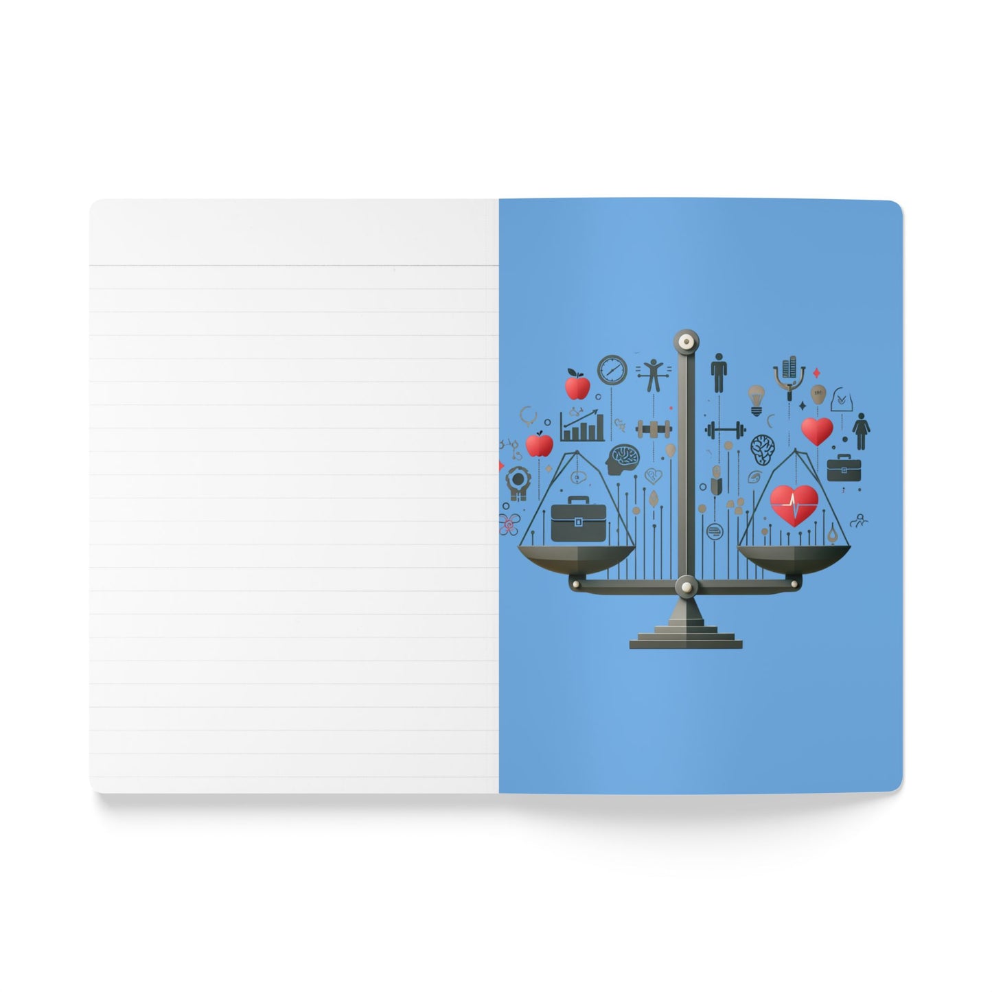 Modern Exploration Softcover Journal with Inside Prints - 200 Pages