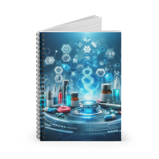 Futuristic Science Spiral Notebook