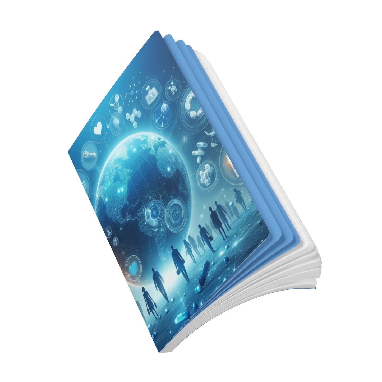 Modern Exploration Softcover Journal with Inside Prints - 200 Pages