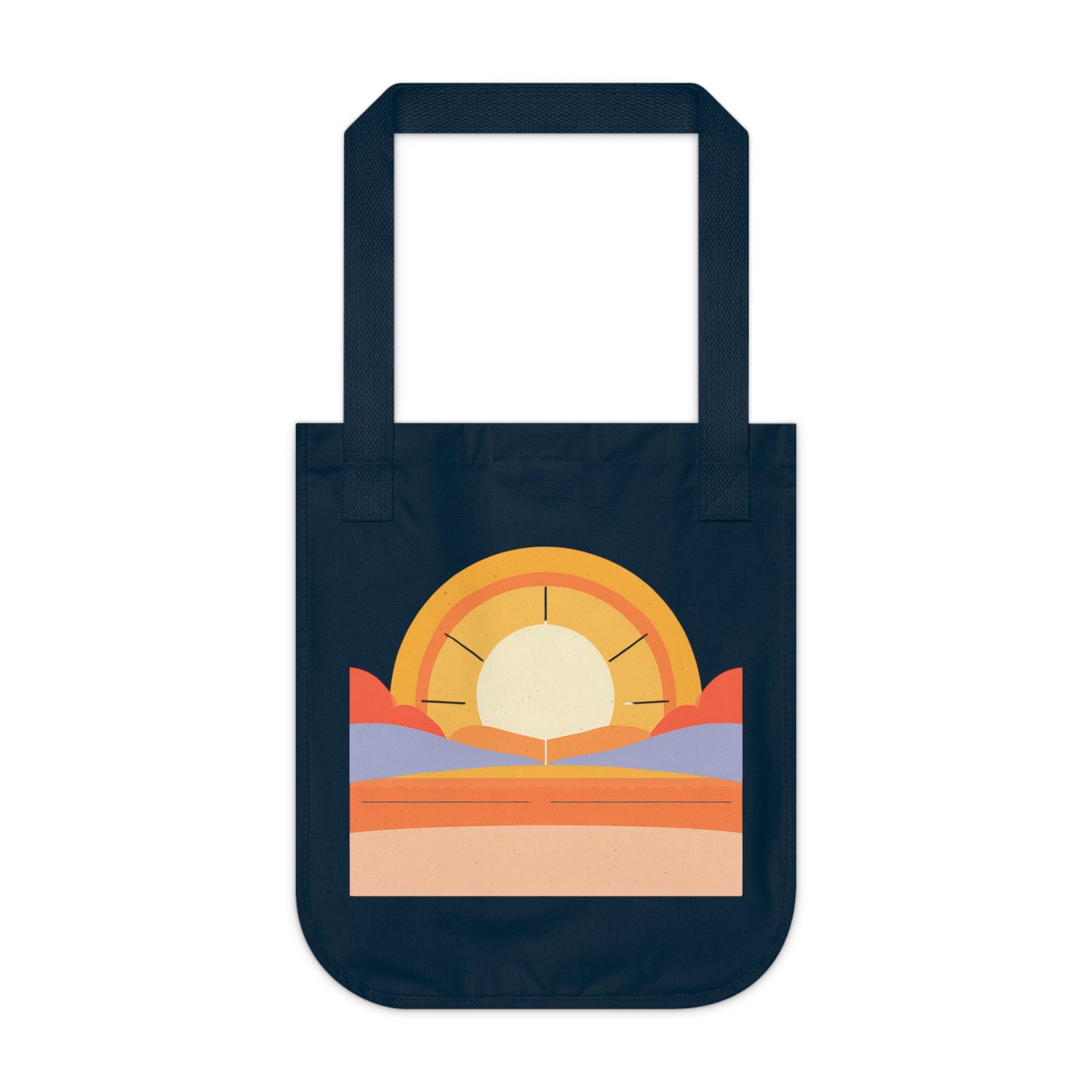 Wellness Journey Inspirational Organic Canvas Tote Bag