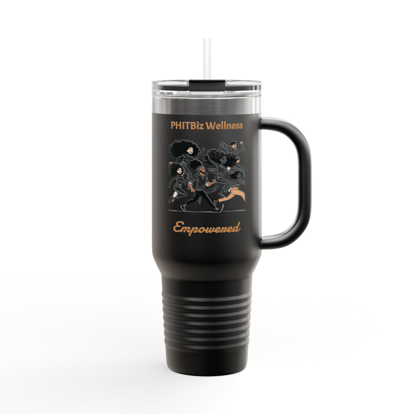 PHITBiz Wellness Empowered – Insulated Travel Mug, 40 oz