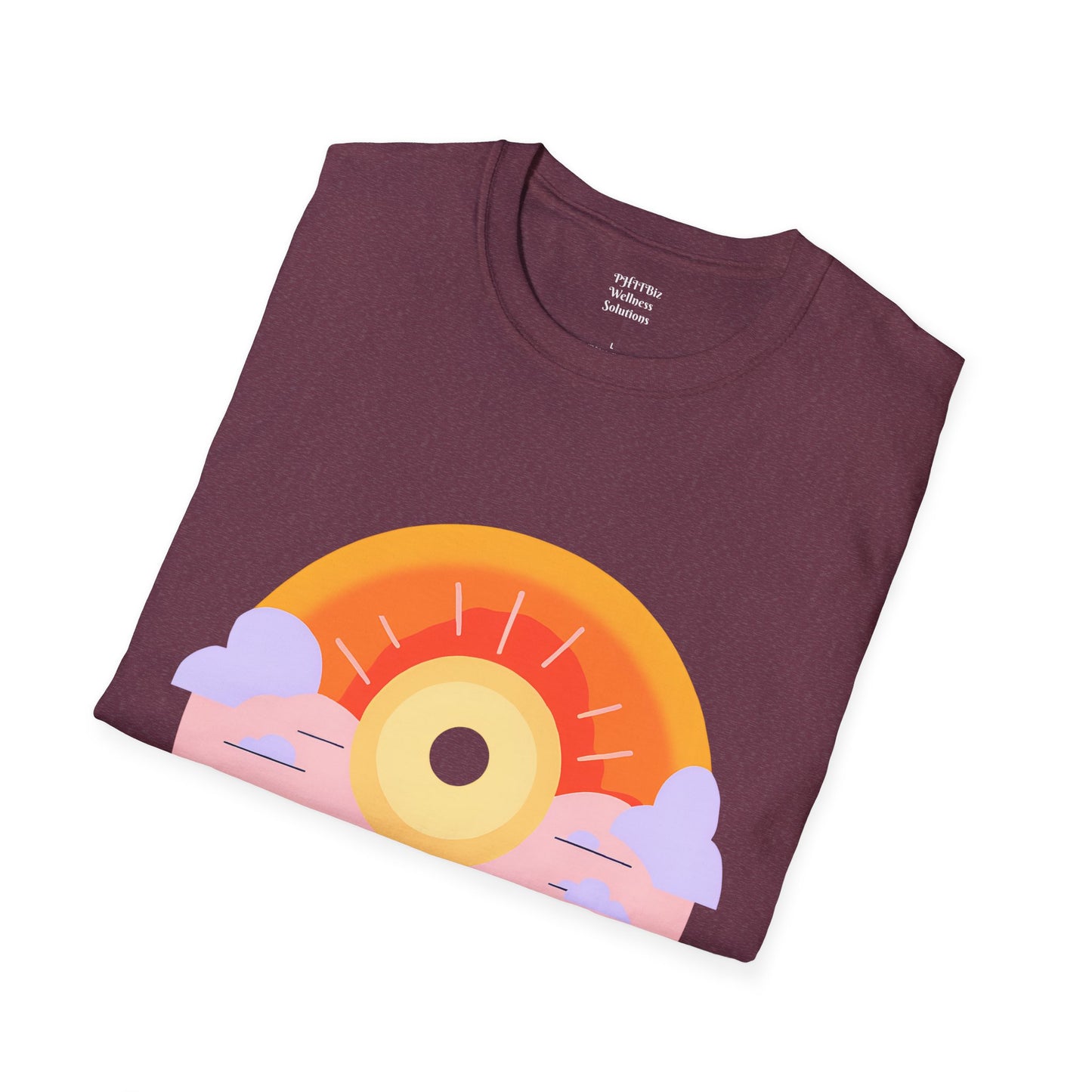 Wellness Peaceful Sun Unisex Softstyle T-Shirt