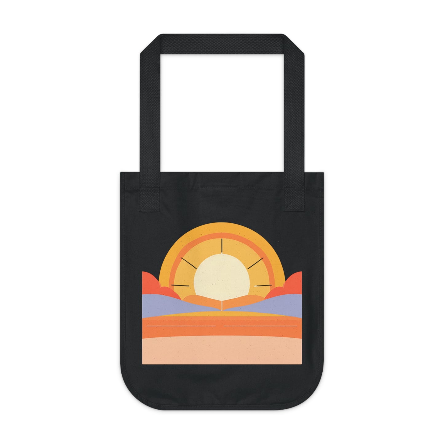 Wellness Journey Inspirational Organic Canvas Tote Bag