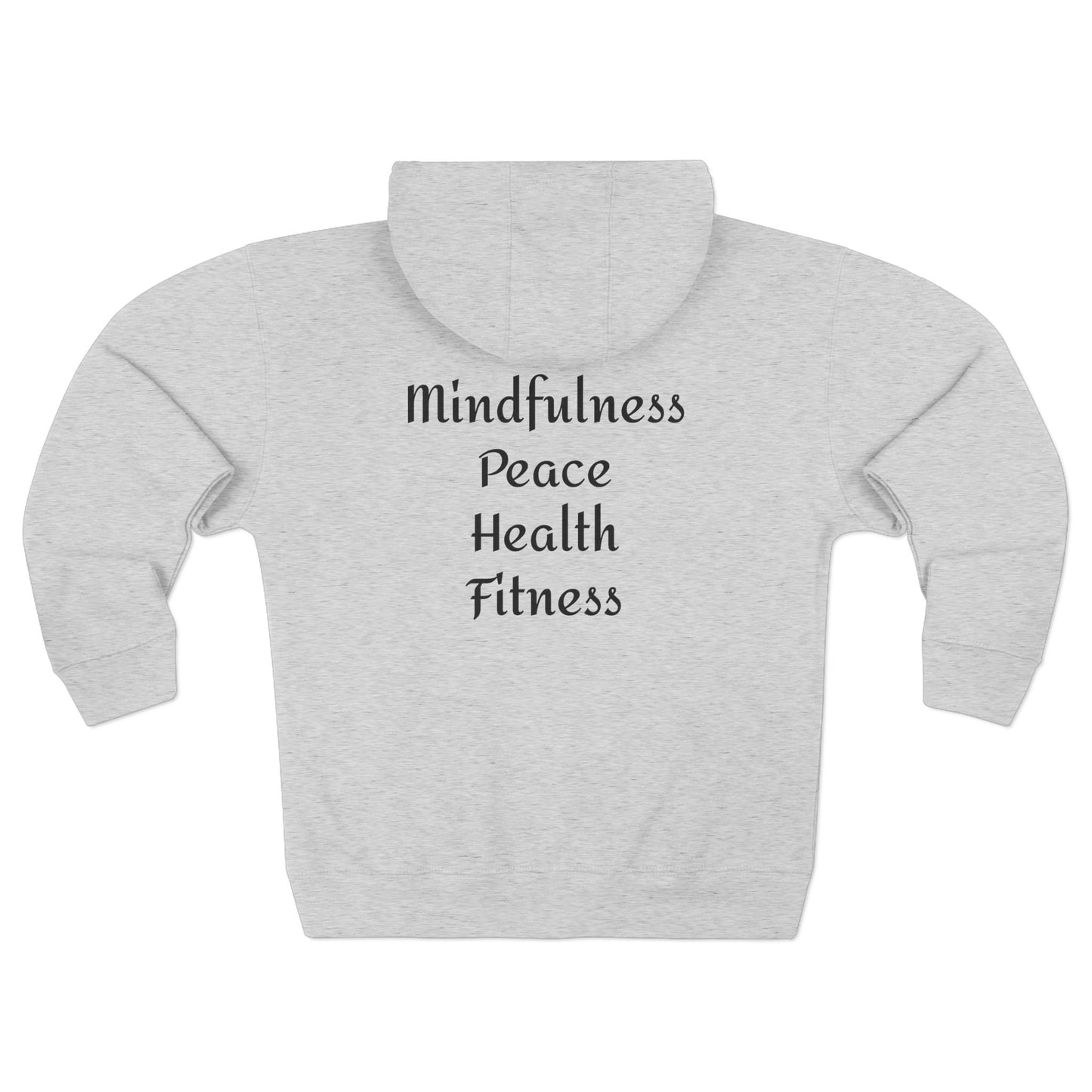Fitness Wellness Sunset Unisex Zip Hoodie