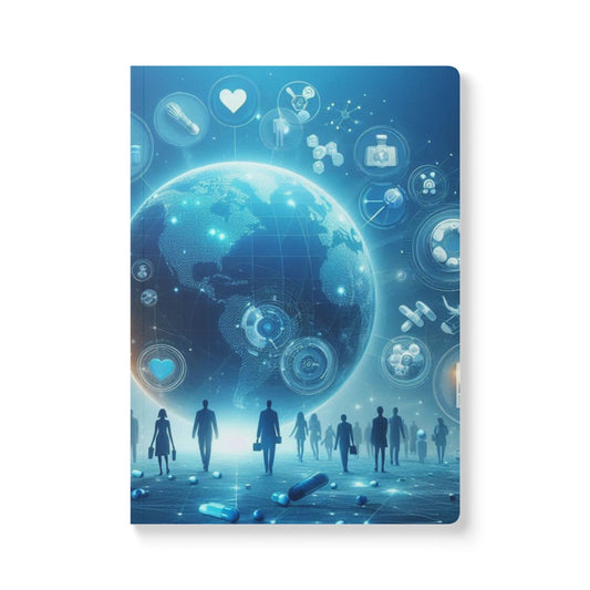 Modern Exploration Softcover Journal with Inside Prints - 200 Pages