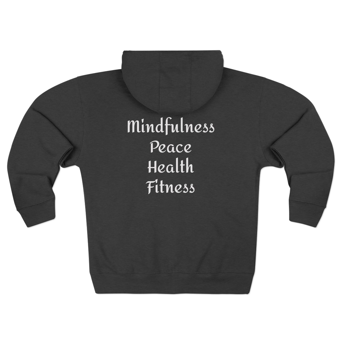 Fitness Wellness Sunset Unisex Zip Hoodie