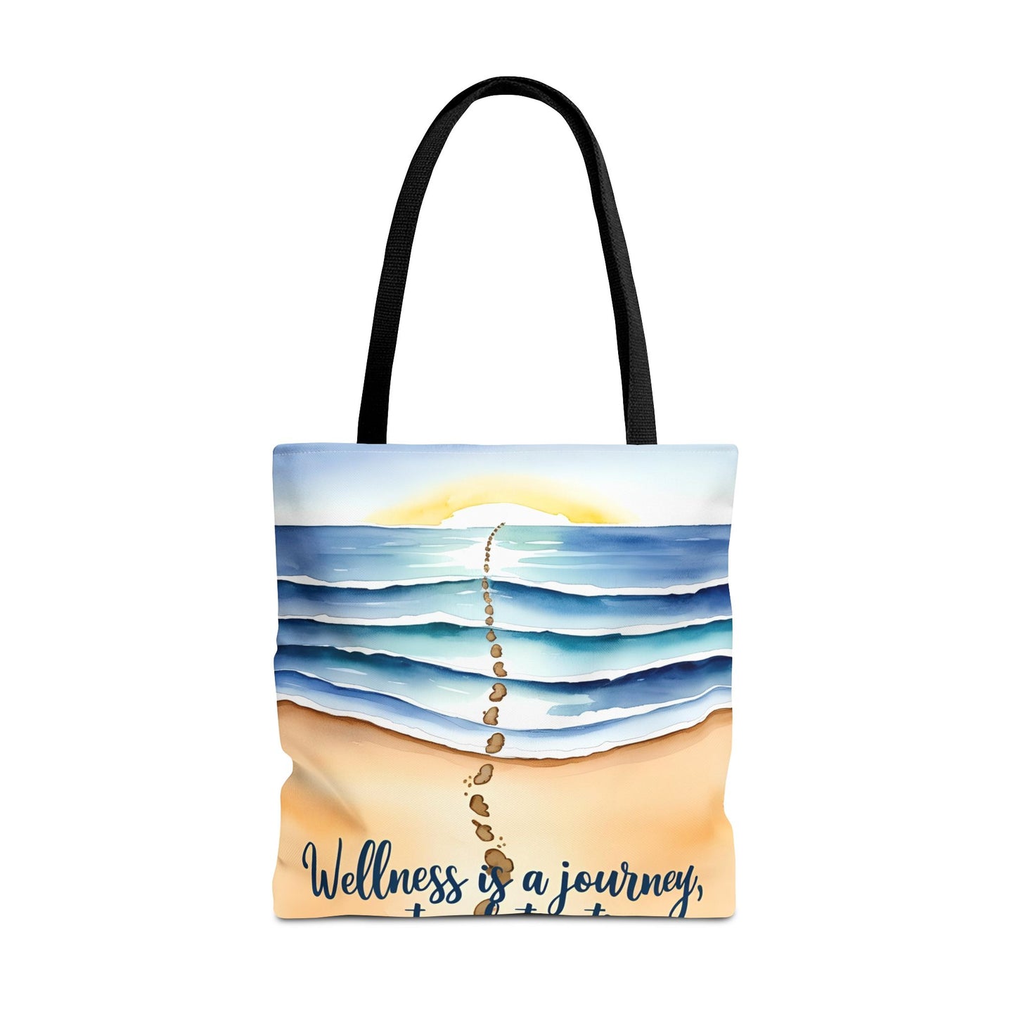 Wellness Journey Inspirational Tote Bag