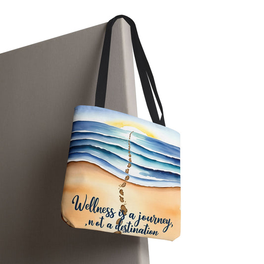 Wellness Journey Inspirational Tote Bag
