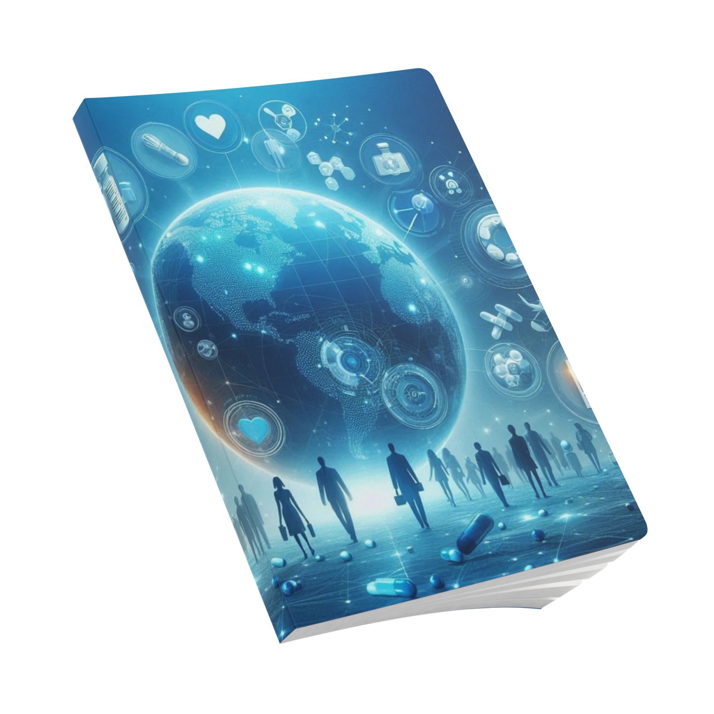 Modern Exploration Softcover Journal with Inside Prints - 200 Pages