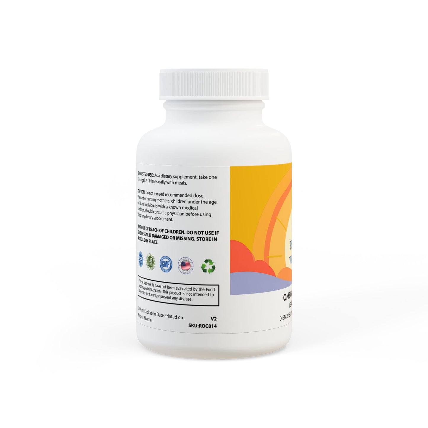 Omega 3 Fish Oil Supplement (60 Softgels)