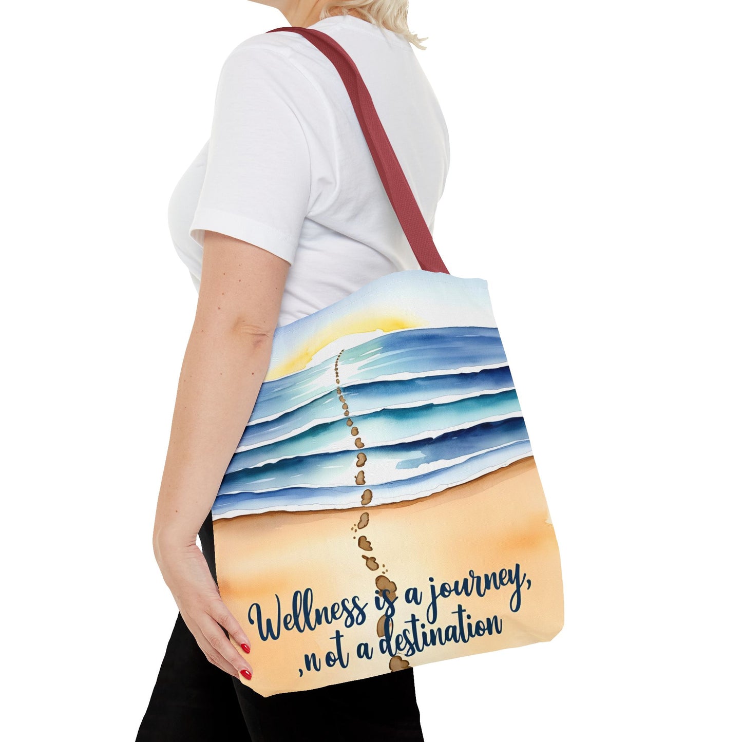 Wellness Journey Inspirational Tote Bag