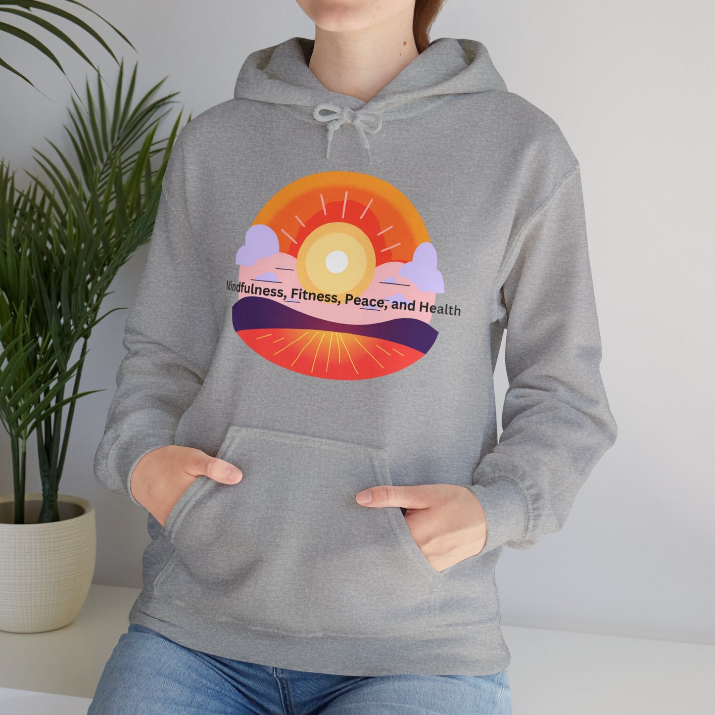 Peaceful Sun Wellness Unisex Hooded Sweatshirt