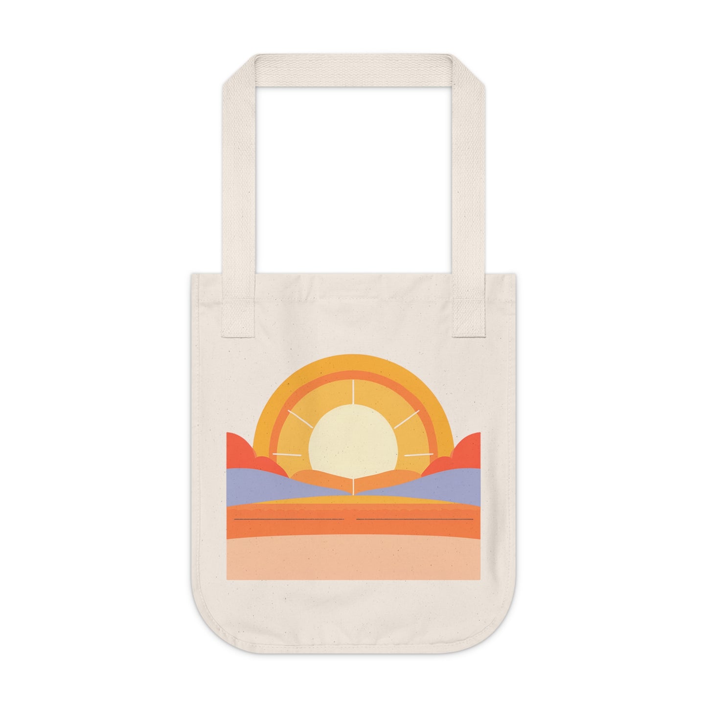 Wellness Journey Inspirational Organic Canvas Tote Bag