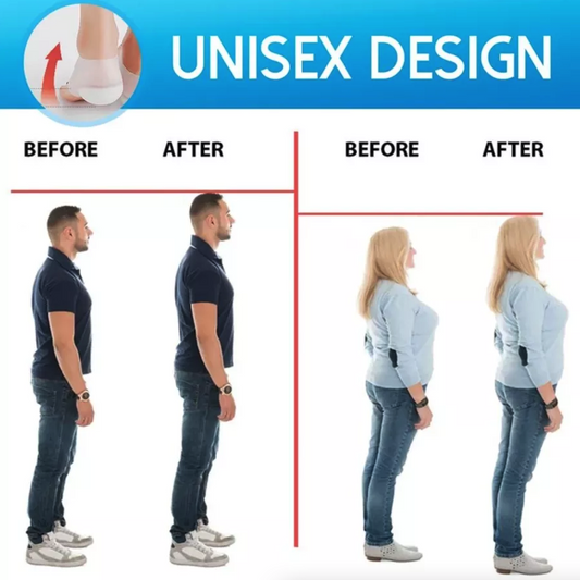 Concealed Footbed Enhancers Invisible Height Increase Silicone Insoles