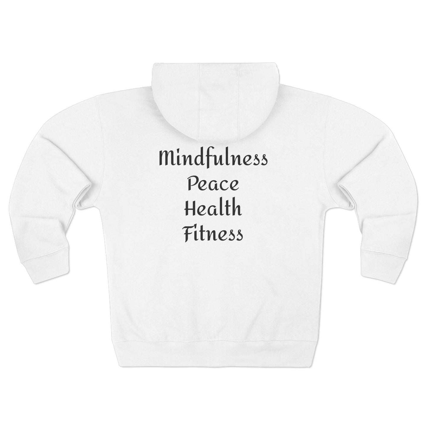 Fitness Wellness Sunset Unisex Zip Hoodie