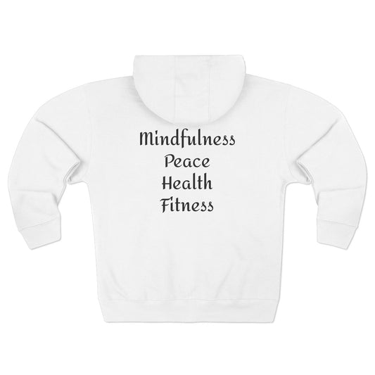 Fitness Wellness Sunset Unisex Zip Hoodie
