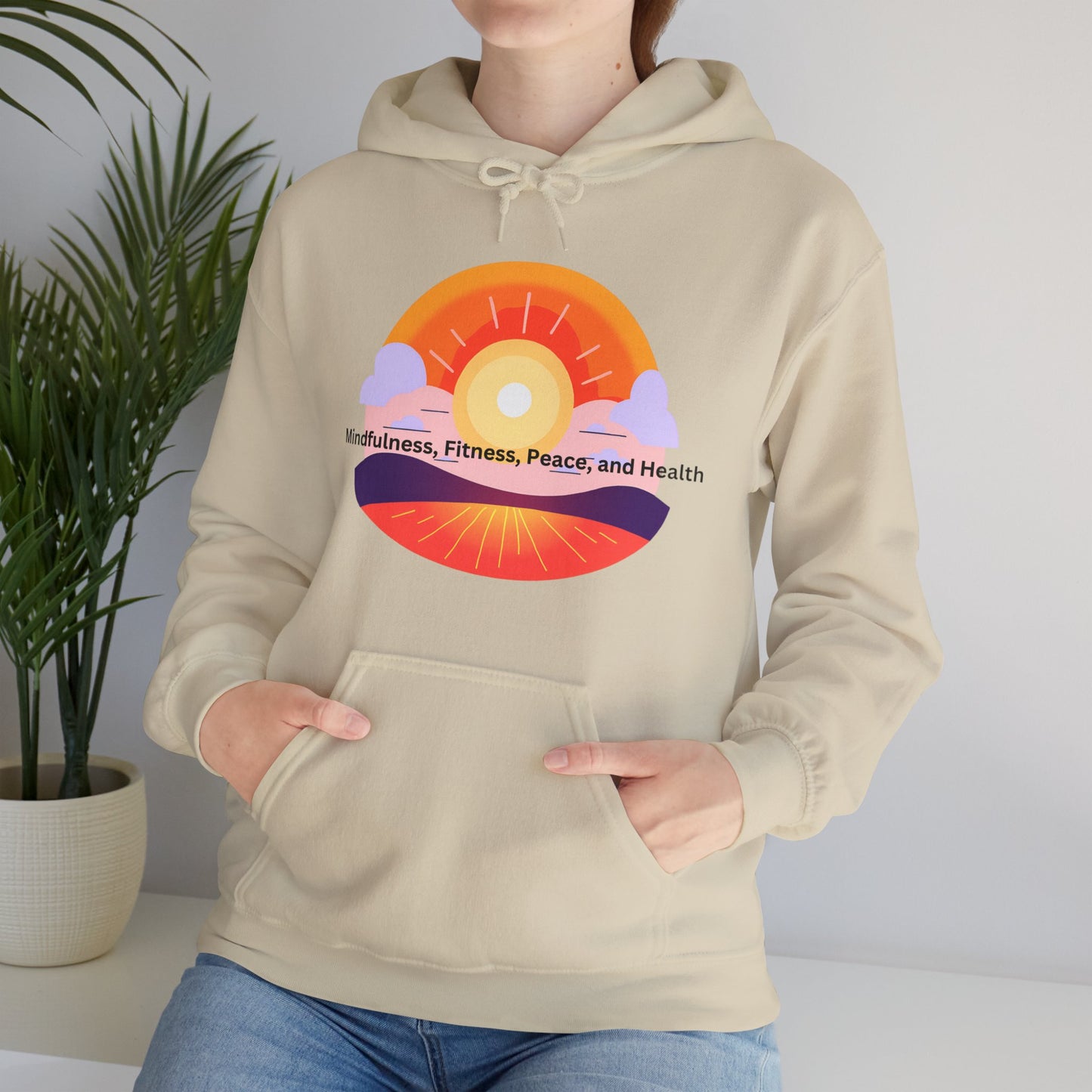 Peaceful Sun Wellness Unisex Hooded Sweatshirt