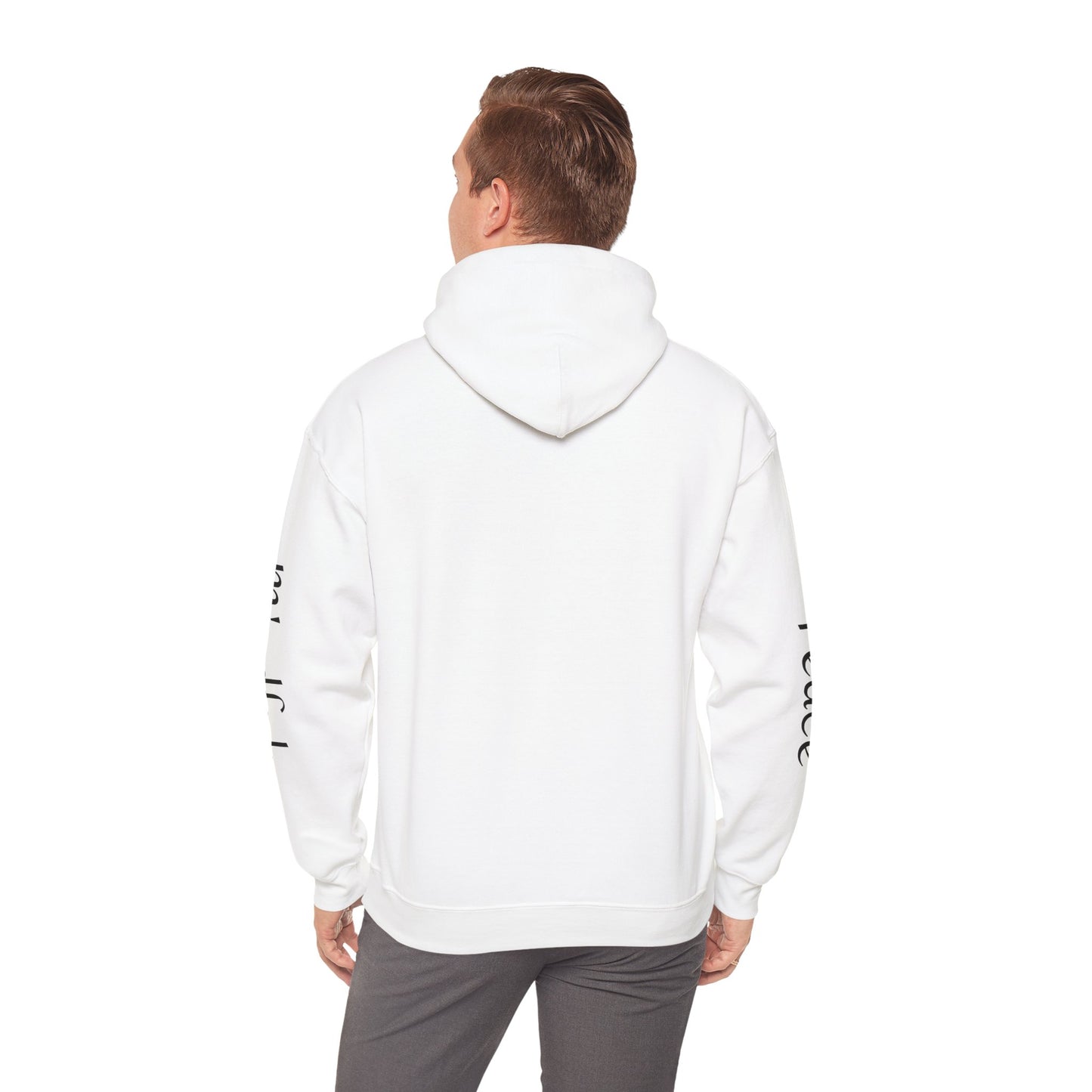 Sunset Wellness Unisex Hooded Sweatshirt (White)