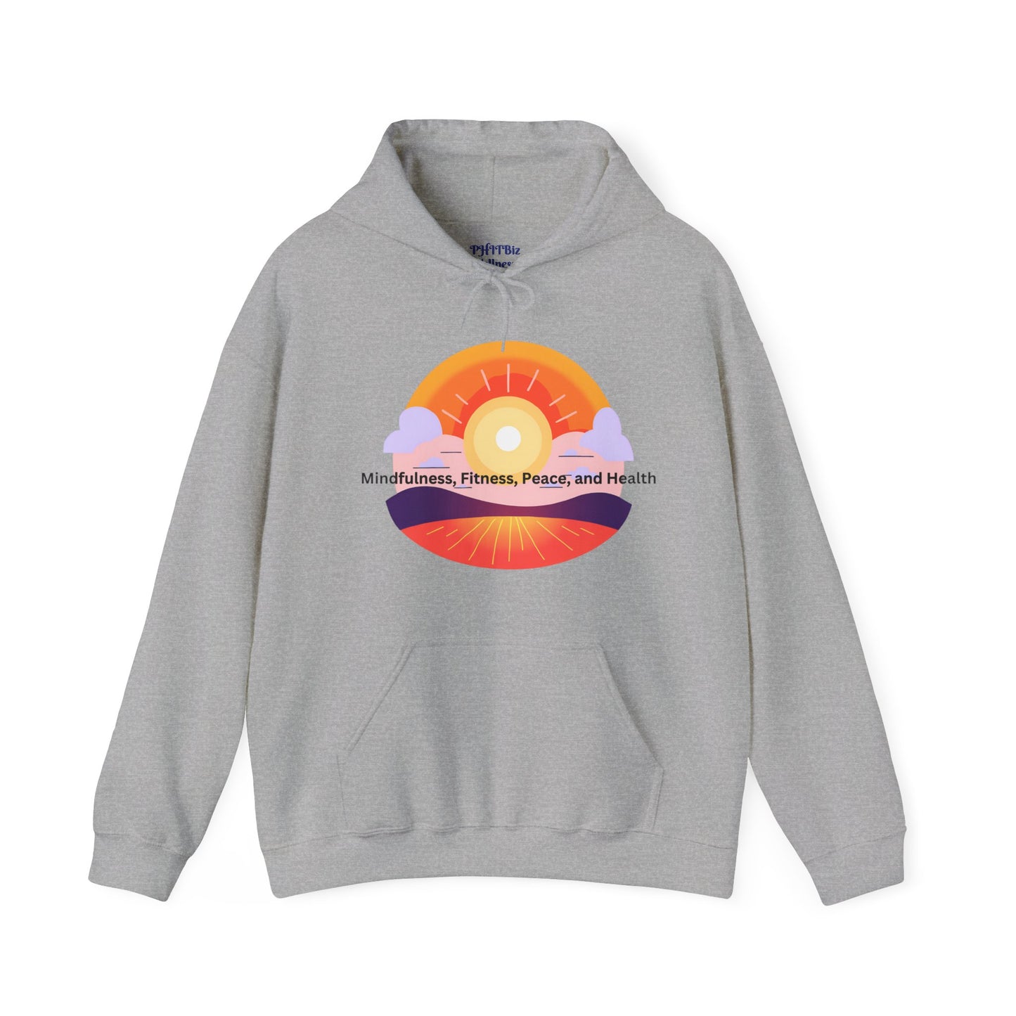 Peaceful Sun Wellness Unisex Hooded Sweatshirt