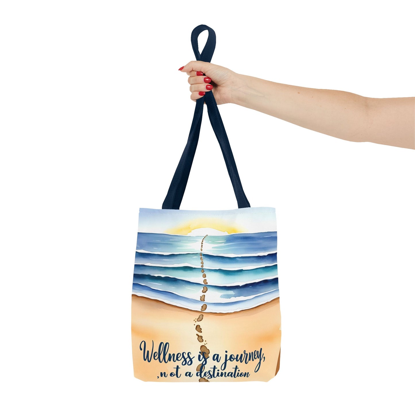 Wellness Journey Inspirational Tote Bag