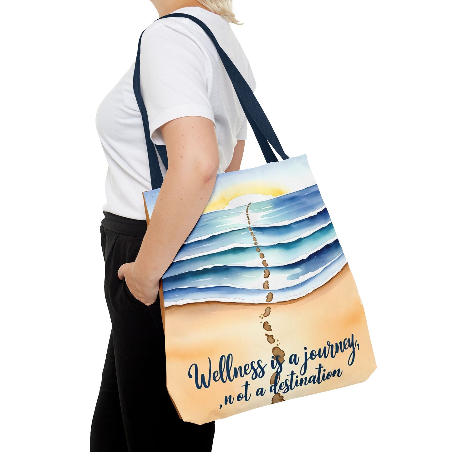 Wellness Journey Inspirational Tote Bag