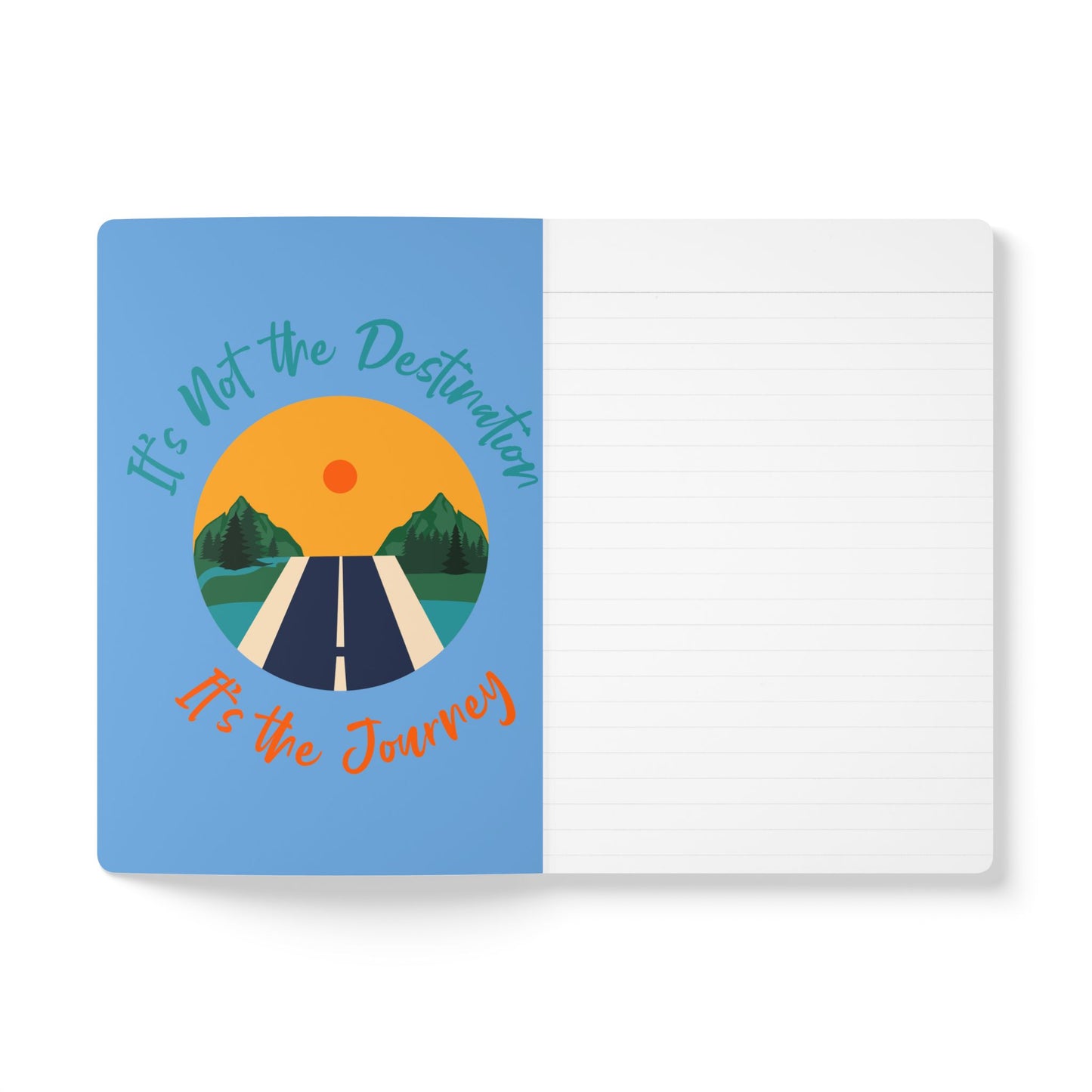 Modern Exploration Softcover Journal with Inside Prints - 200 Pages