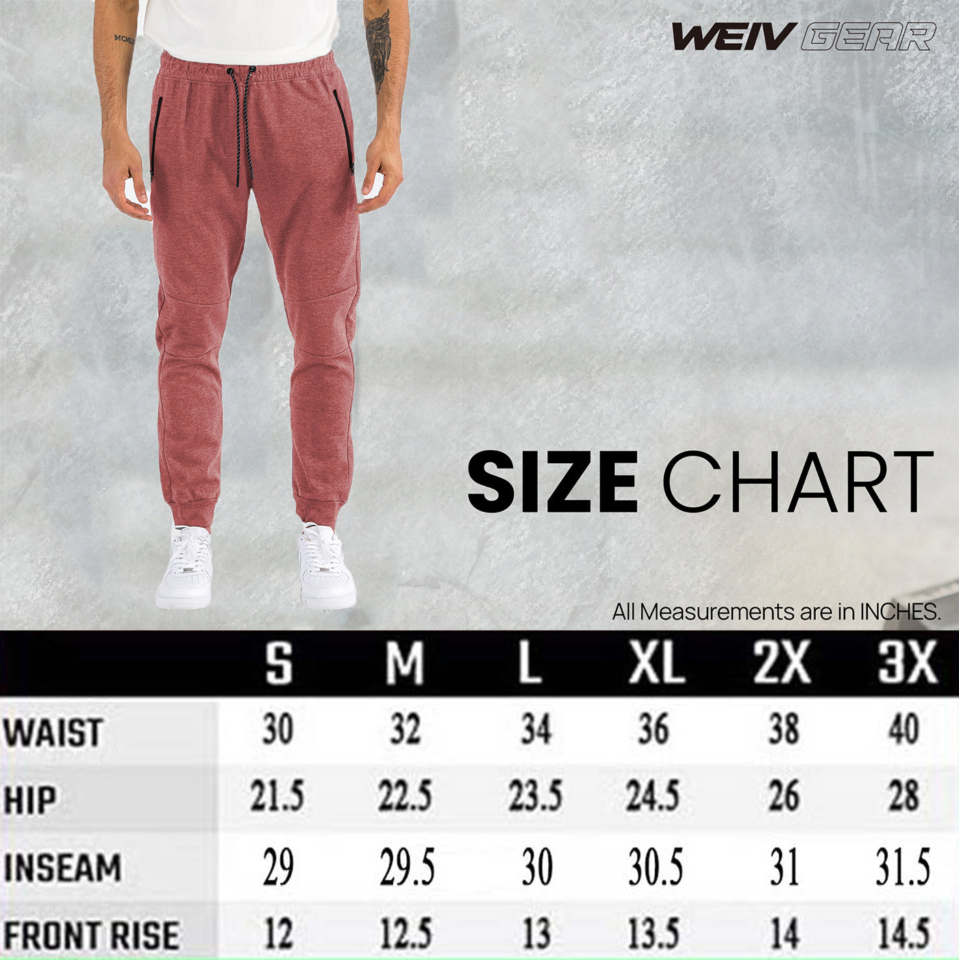 Men's Heathered Cotton Sweats