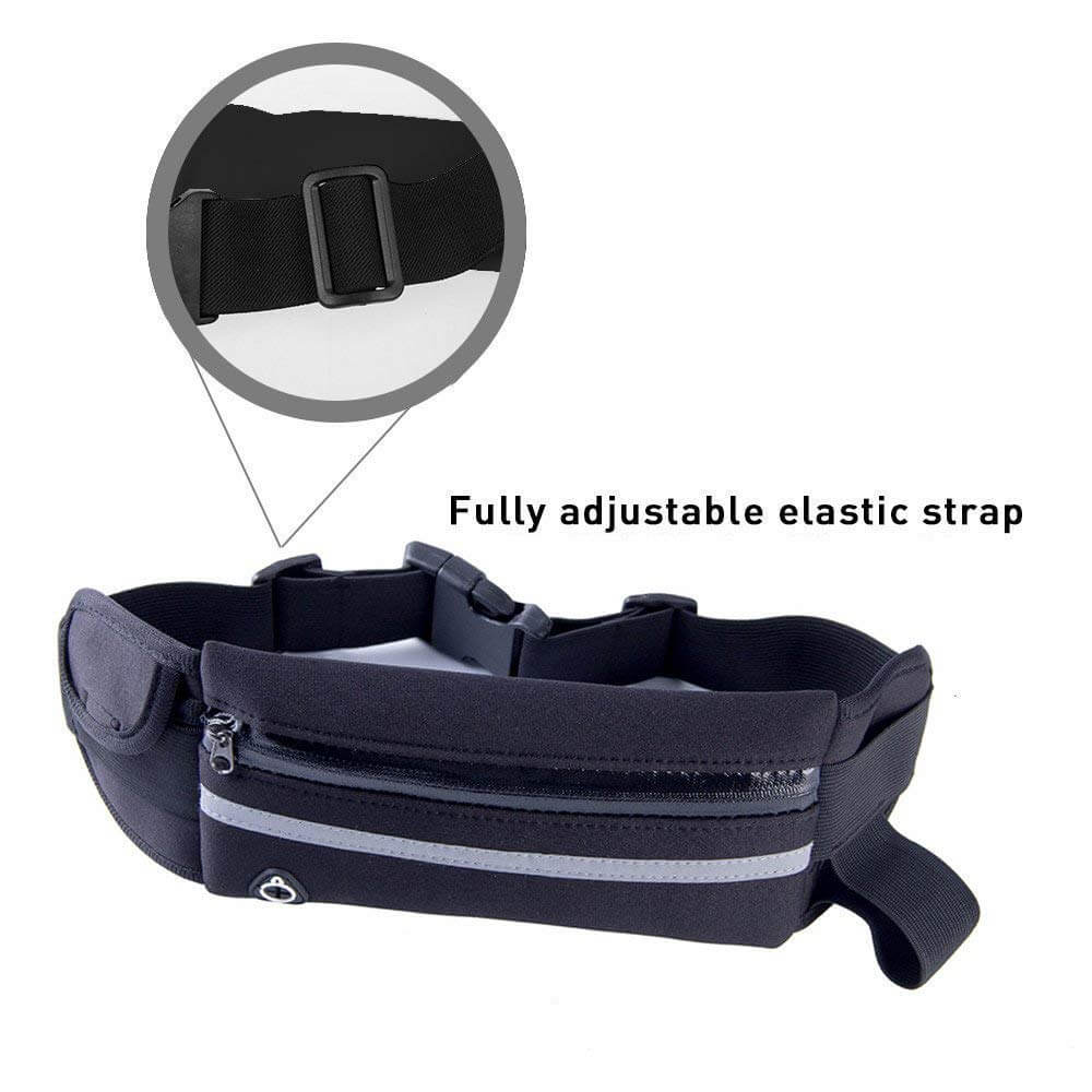 Velocity Water-Resistant Sports Running Belt and Fanny Pack