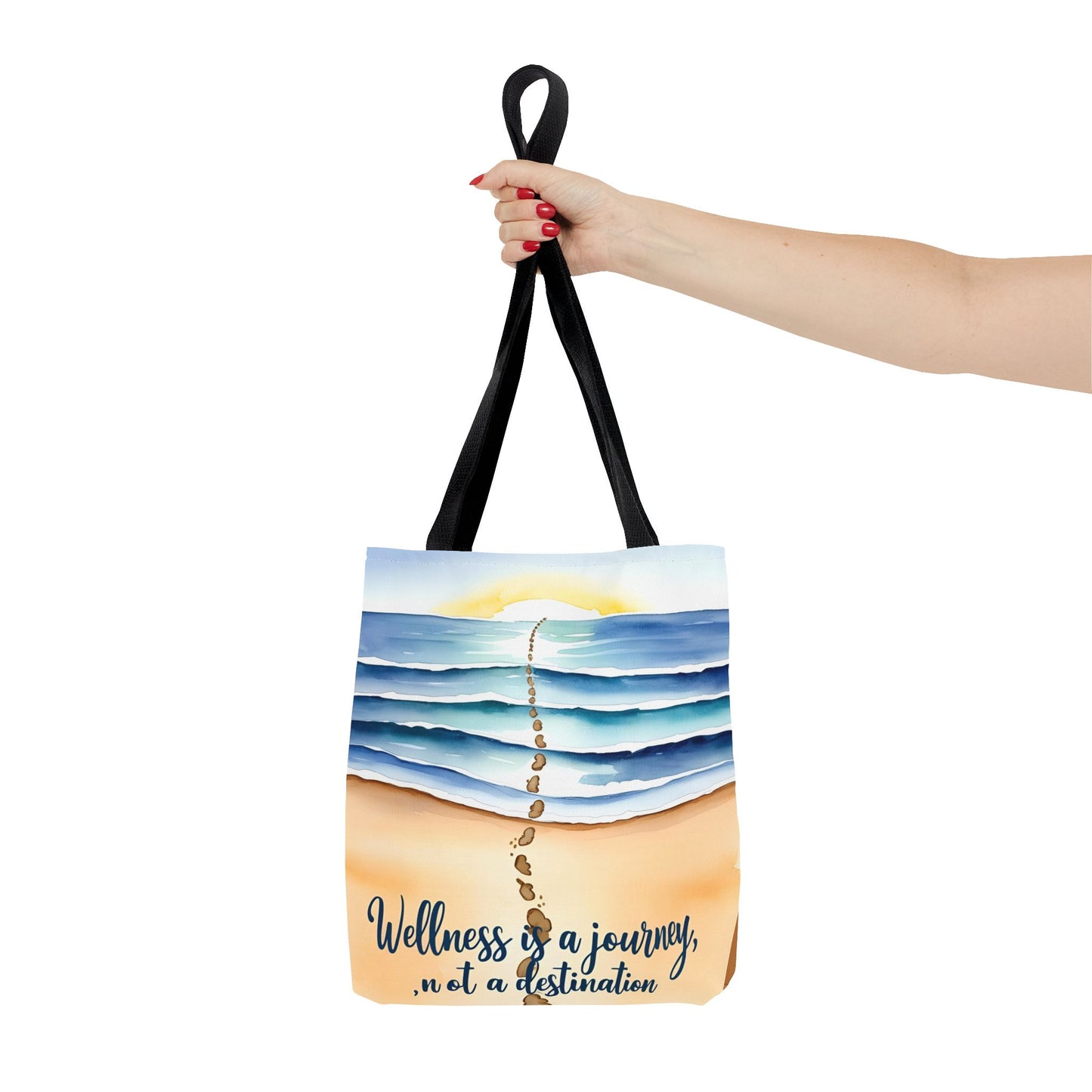 Wellness Journey Inspirational Tote Bag