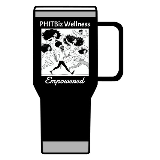 PHITBiz Wellness Empowered – Insulated Travel Mug, 20 oz