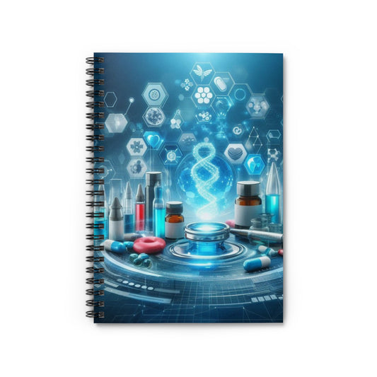 Futuristic Science Spiral Notebook