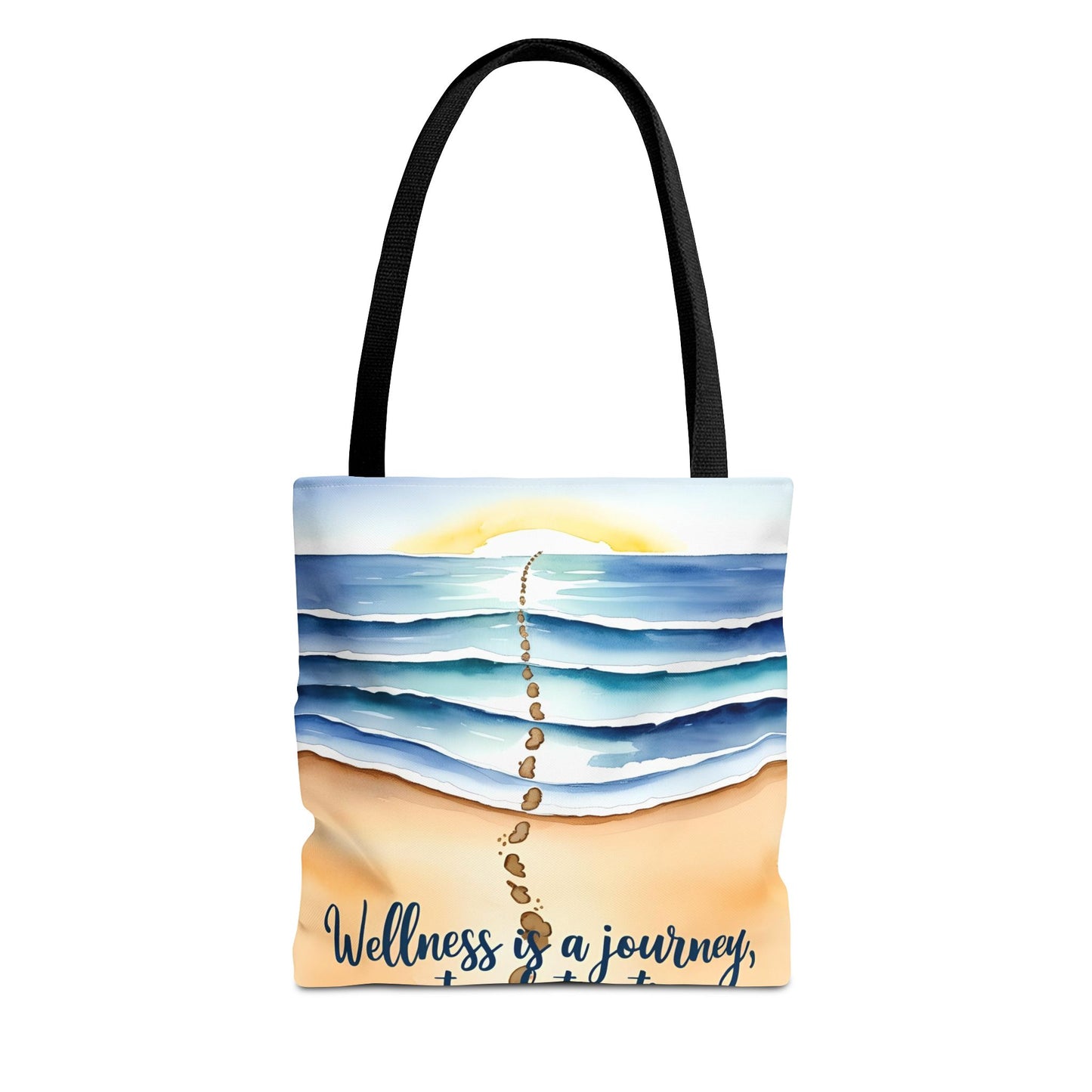 Wellness Journey Inspirational Tote Bag