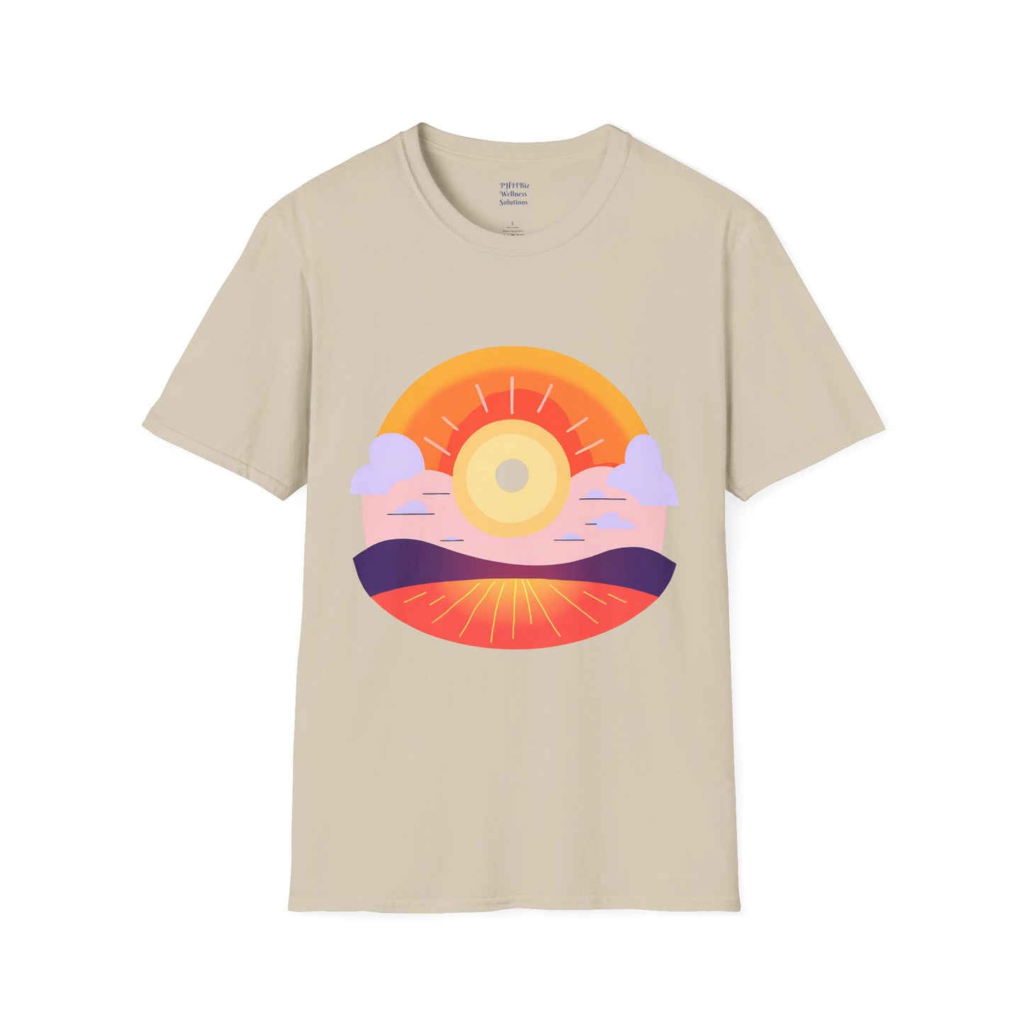 Wellness Peaceful Sun Unisex Softstyle T-Shirt