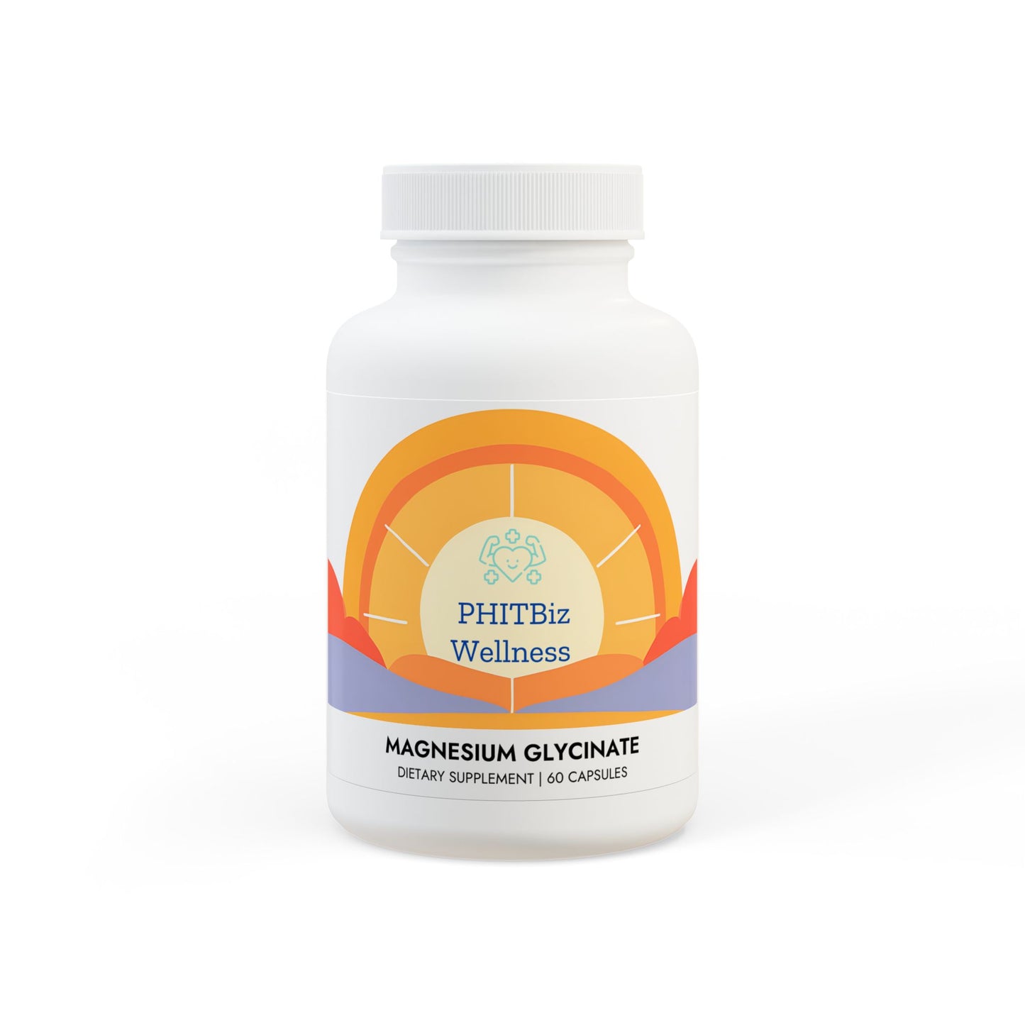 Magnesium Glycinate Supplement (60 Capsules)