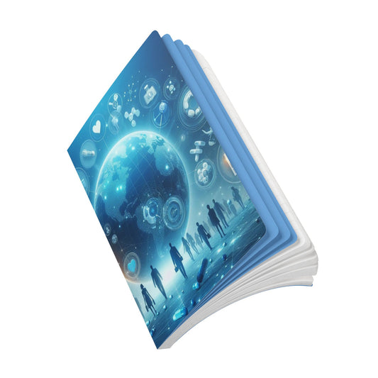 Modern Exploration Softcover Journal with Inside Prints - 200 Pages
