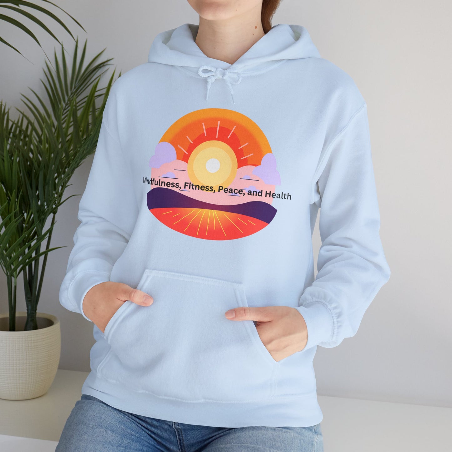 Peaceful Sun Wellness Unisex Hooded Sweatshirt
