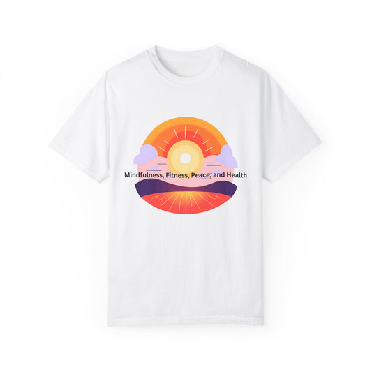 Wellness Sunset Unisex Garment-Dyed T-Shirt