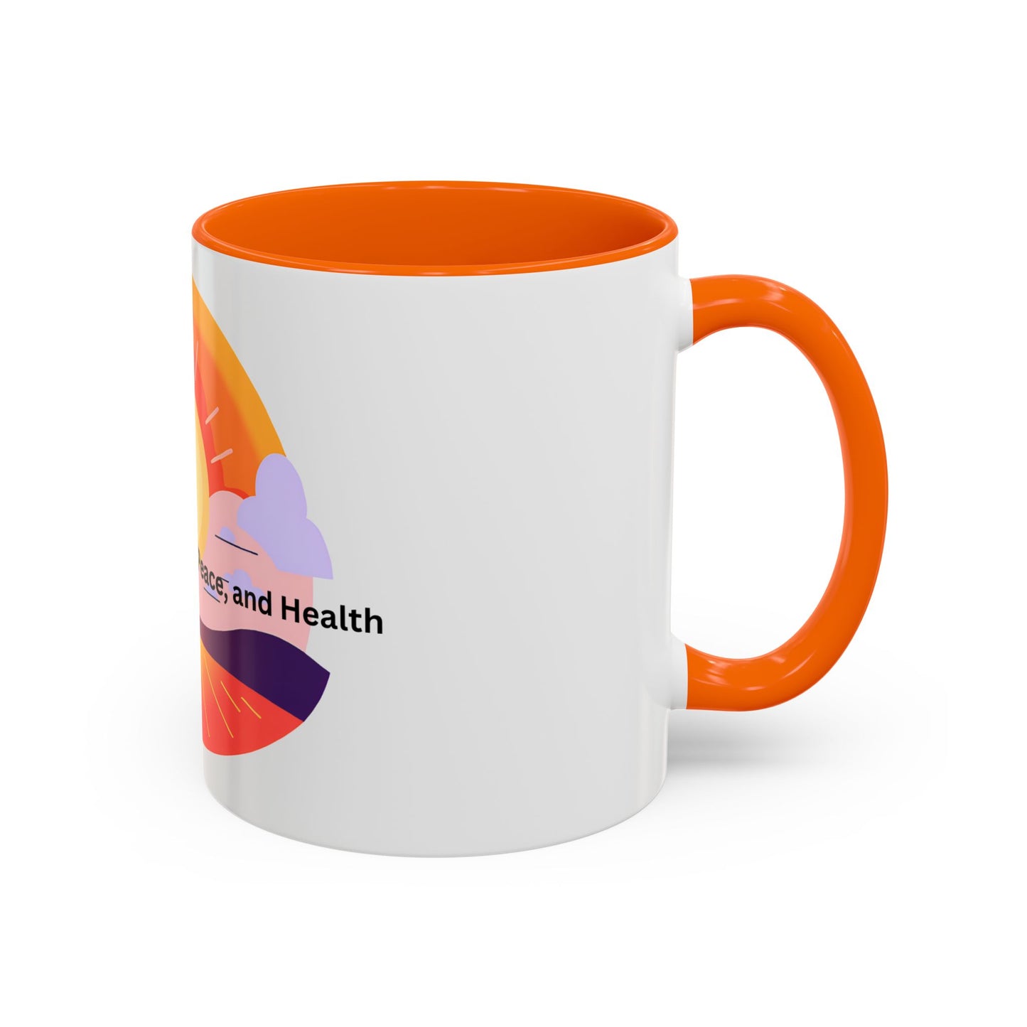 Wellness Sunset Accent Coffee Mug (11oz)