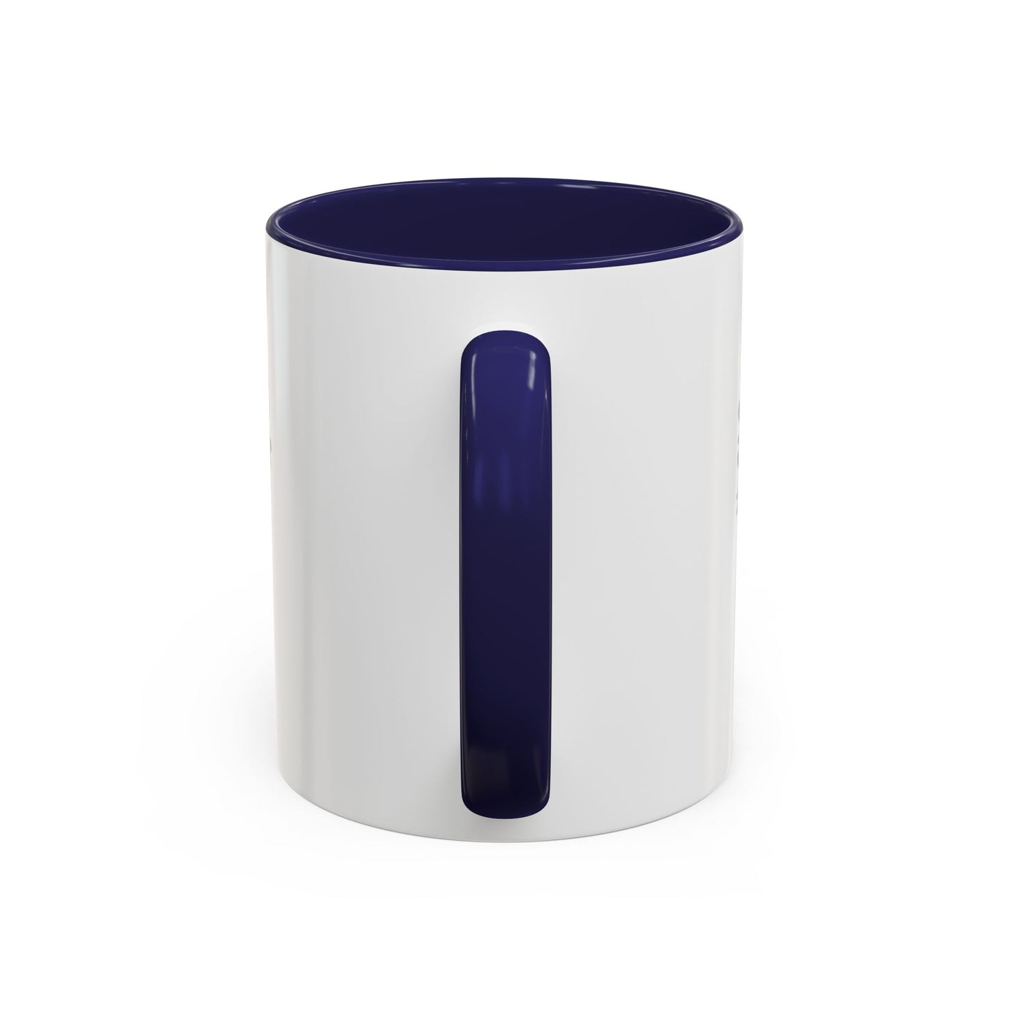 Bed Wine & Blue Accent Coffee Mug (11oz) - For Wine Lovers