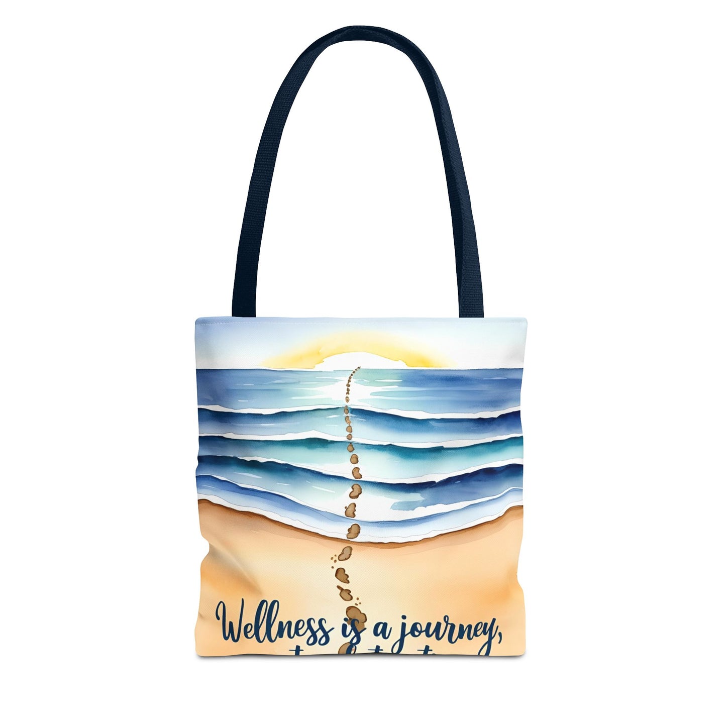 Wellness Journey Inspirational Tote Bag