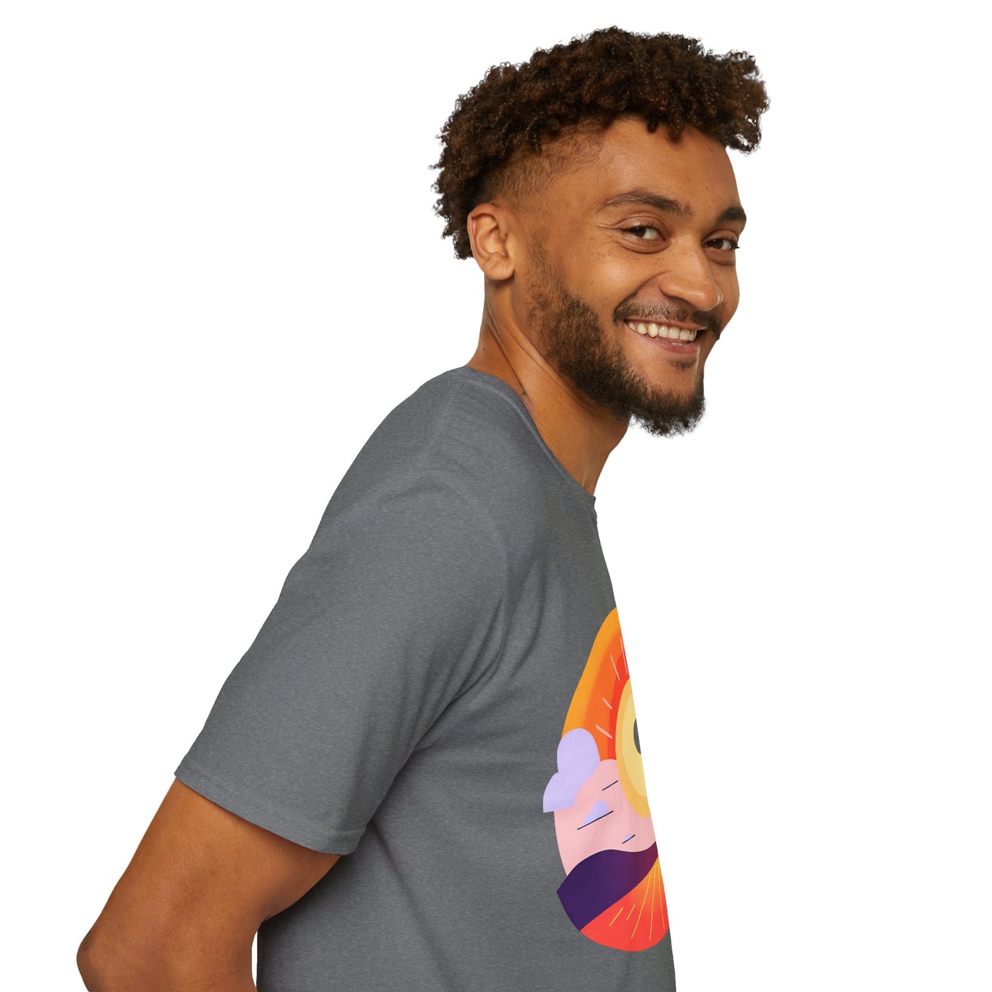 Wellness Peaceful Sun Unisex Softstyle T-Shirt