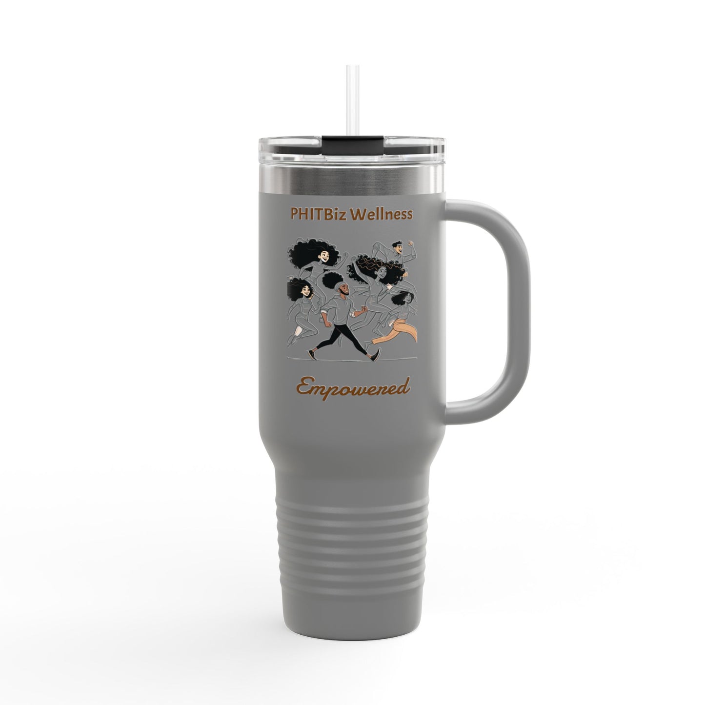PHITBiz Wellness Empowered – Insulated Travel Mug, 40 oz