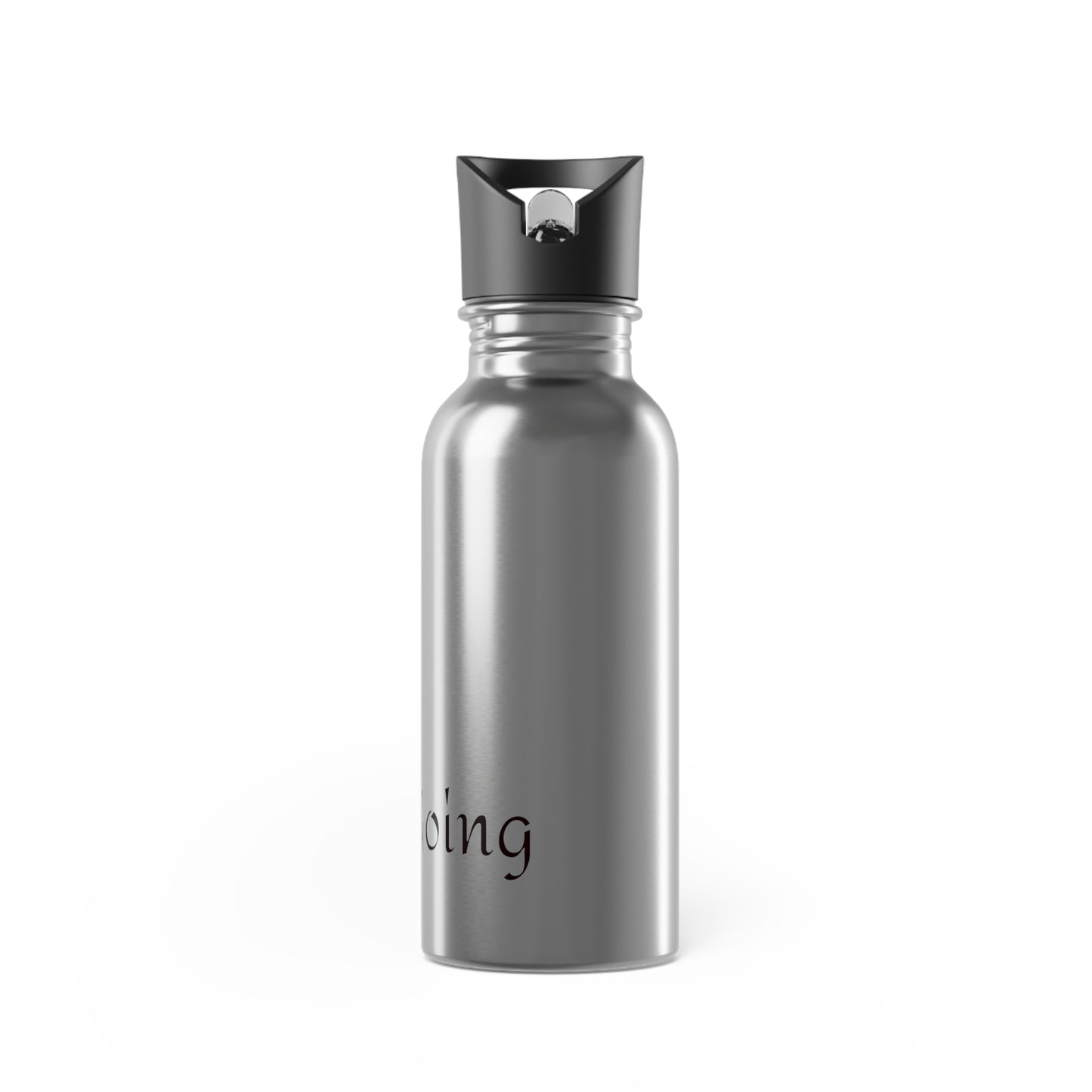 Keep Going - Stainless Steel Water Bottle with Straw, 20oz