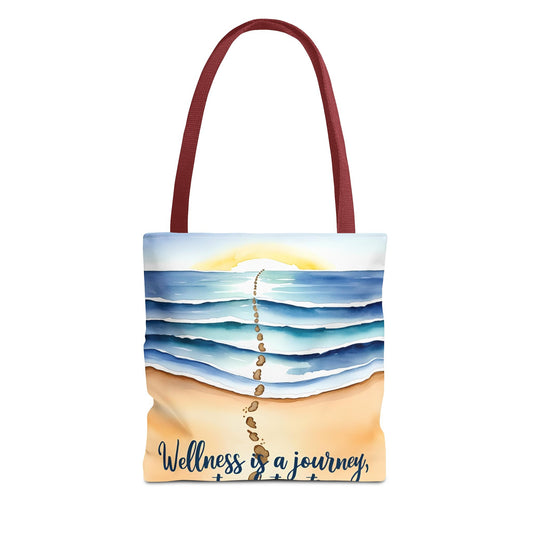 Wellness Journey Inspirational Tote Bag