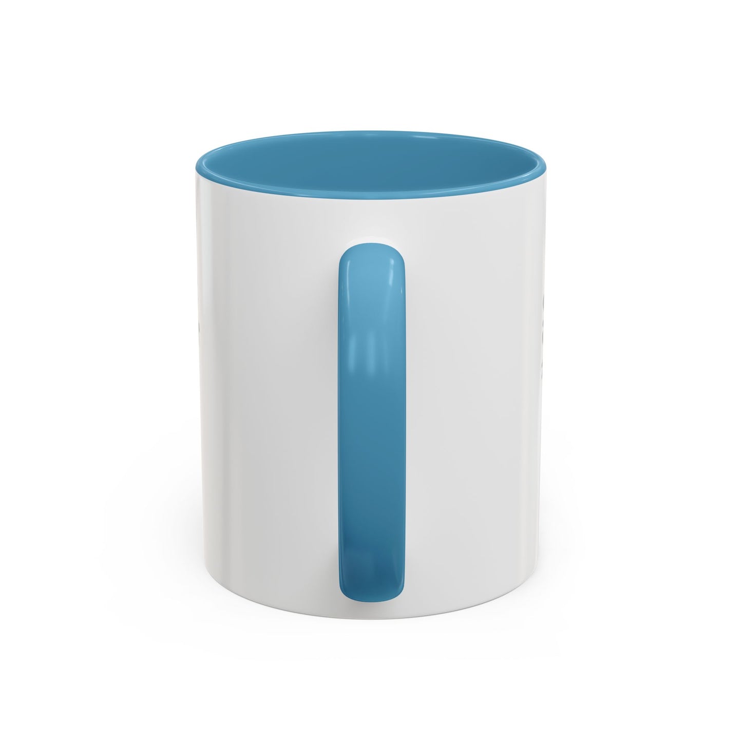 Bed Wine & Blue Accent Coffee Mug (11oz) - For Wine Lovers